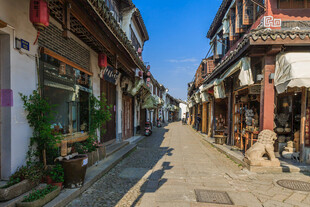 古街小巷的静谧中式景致