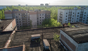 老旧居民区俯瞰景象