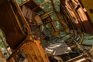 复古机舱内部细节展示