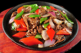 爆炒铁板嫩牛柳