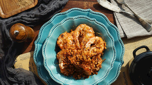 美味椒盐面包虾