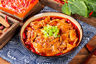 美味菜品水煮肉片