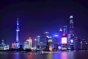 上海外滩璀璨夜景