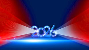 2026年主题炫酷光影背景