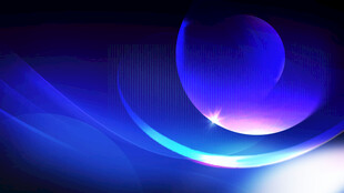 梦幻蓝色渐变抽象背景图