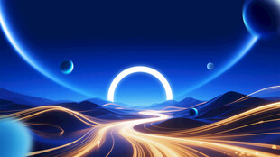 梦幻星际公路景观