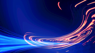 炫彩流动光线背景图