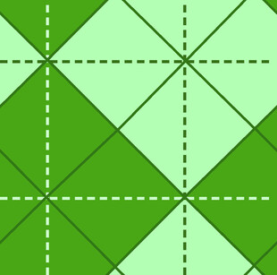 绿色几何拼接图案背景