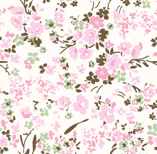 粉色花卉图案背景纹理