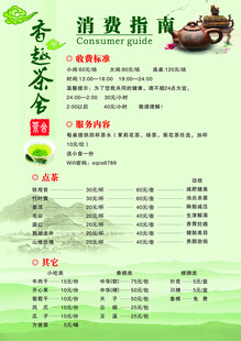 茶叶消费指南价目表