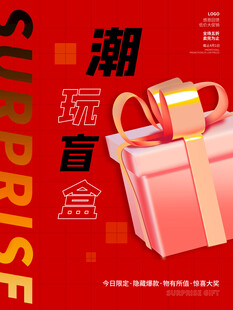 潮玩盲盒惊喜礼盒