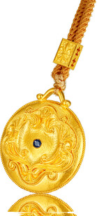 精美金色圆形挂饰