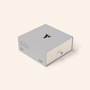 简约灰色抽屉式收纳盒样机