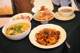 多样美味中式菜肴展示