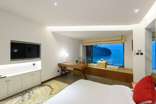 现代简约风海景卧室