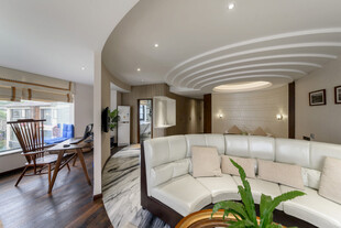 现代简约风客厅全景