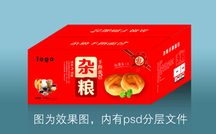 杂粮手撕面包包装