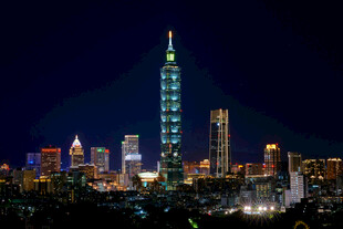 夜景台北101大厦