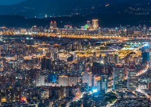 台北夜景远望