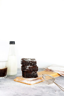 美味巧克力甜点组合