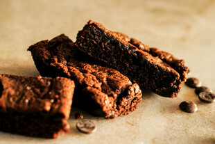 美味巧克力布朗尼糕点