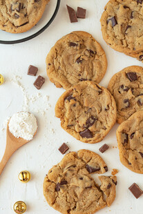 美味巧克力曲奇饼干展示