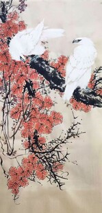 红梅双鹊图