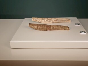 古代骨制品文物展示