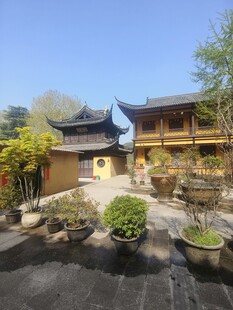 中式庭院古建筑景致