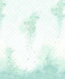 淡绿色水彩风格纹理