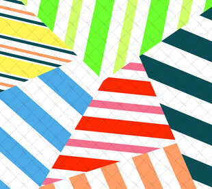 多彩条纹图案背景素材
