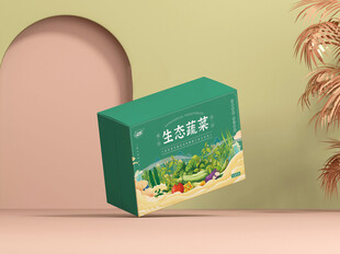 精品包装盒场景样机