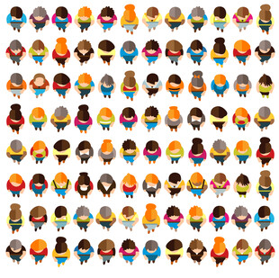 多彩卡通头像集合