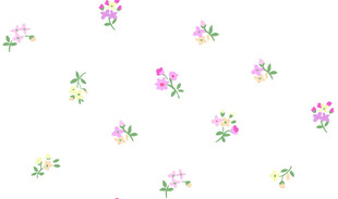 清新手绘花卉图案背景