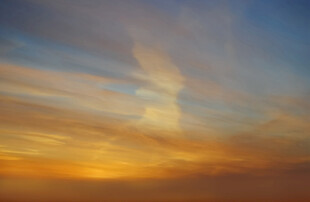 绚丽天空晚霞美景