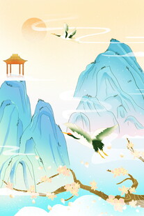 山水间的诗意景致