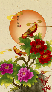 花鸟绘景尽显中式雅致