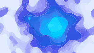 梦幻蓝紫色抽象流体图案