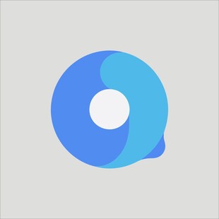 蓝色渐变圆形图标