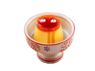 精致碗装双色美味布丁