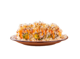 美味多彩的米饭拼盘