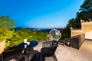 奢华露台海景休闲空间