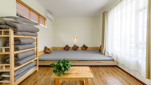 日式简约风榻榻米客厅一角