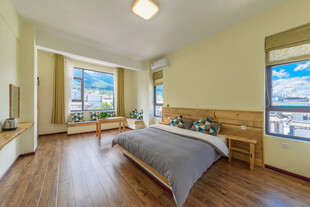 简约温馨卧室室内景观