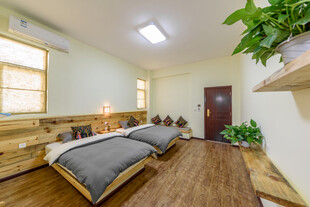 温馨简约风卧室室内场景