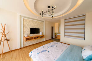 简约温馨卧室室内场景