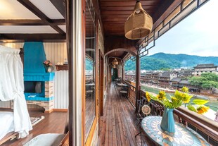 中式阳台 尽显闲适生活