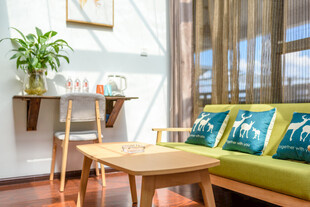 清新简约风室内休闲角落