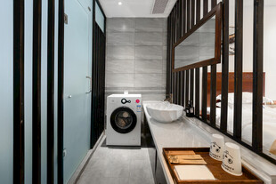 现代简约风洗衣房一角