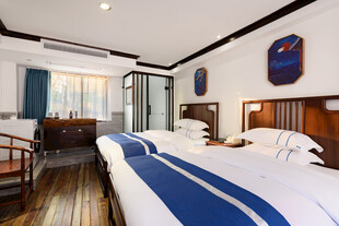 简约风格双床酒店客房